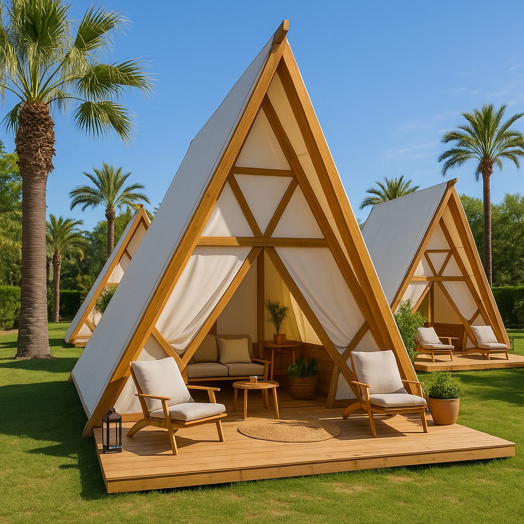 Tienda A-Frame Diurna